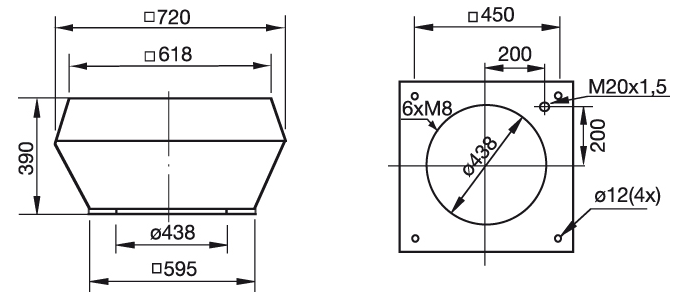 Крышный зонт LGV - 3
