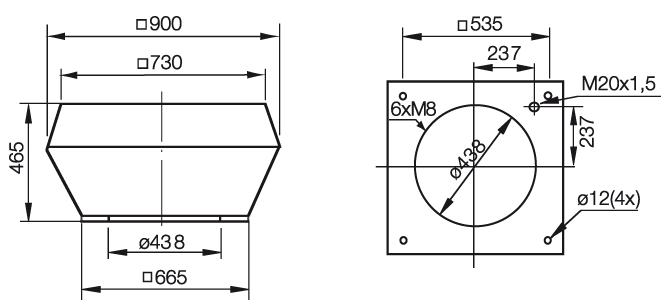 Крышный зонт LGV - 4