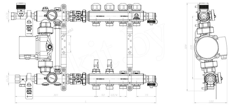 Коллекторная группа KAN-therm 77A