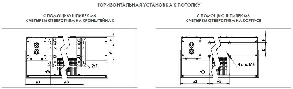 Тепловые завесы Kalashnikov KVC-D без нагрева - 4
