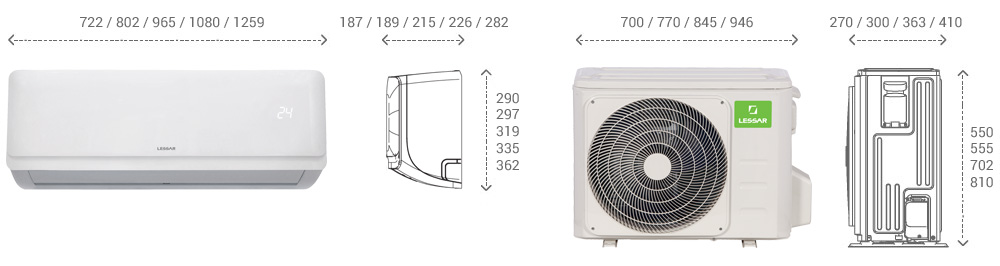 Настенная сплит-система Lessar Cool Plus - 1