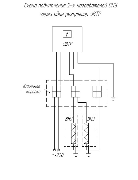 Регулятор температуры УВТР-10А.4(РТ).К