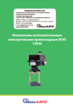 Механизмы исполнительные электрические прямоходные МЭП ТЭРМ